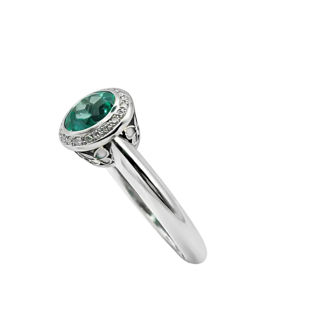 Bague Luz de Esmeralda en or et émeraude