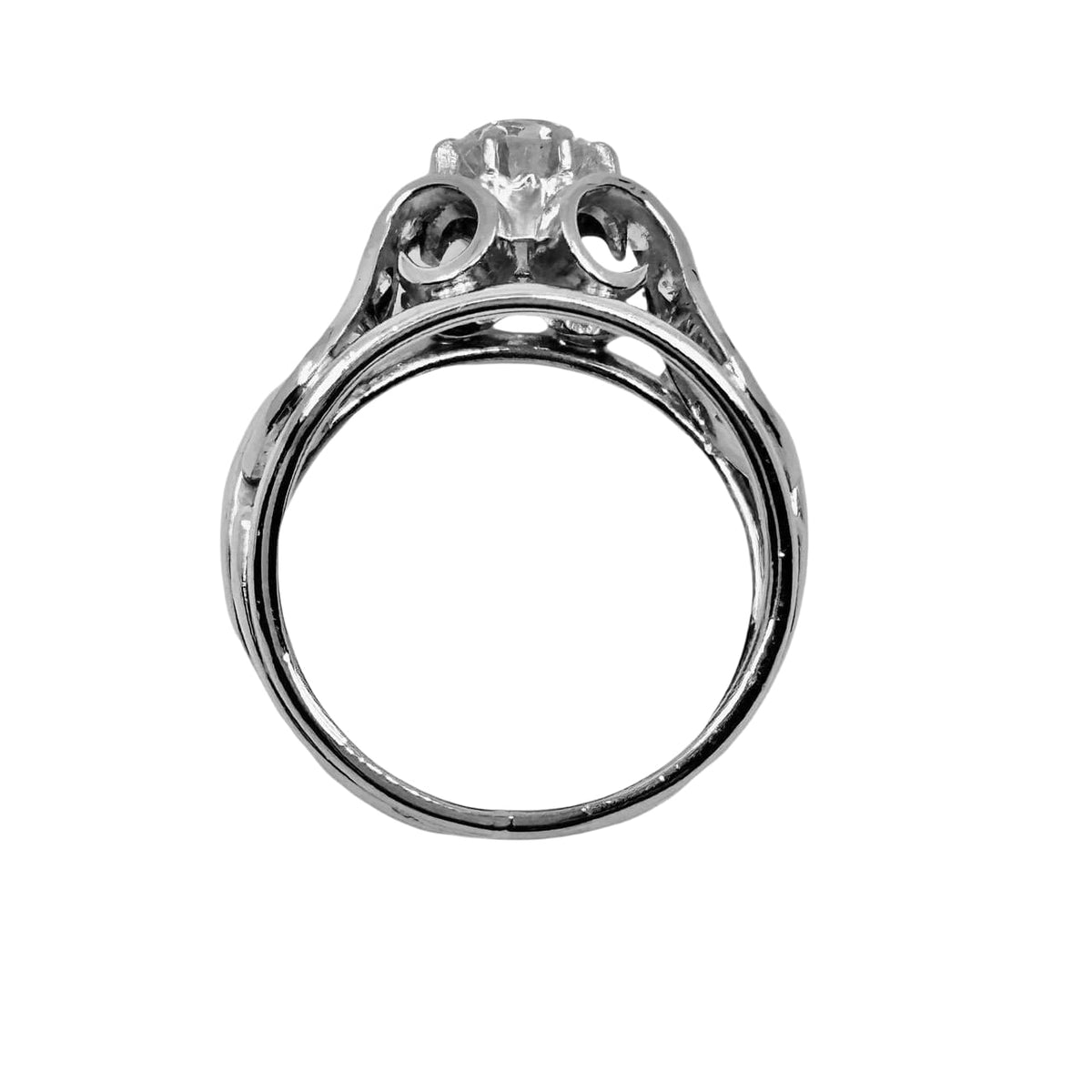 Bague en platine et diamant Epoque 1950