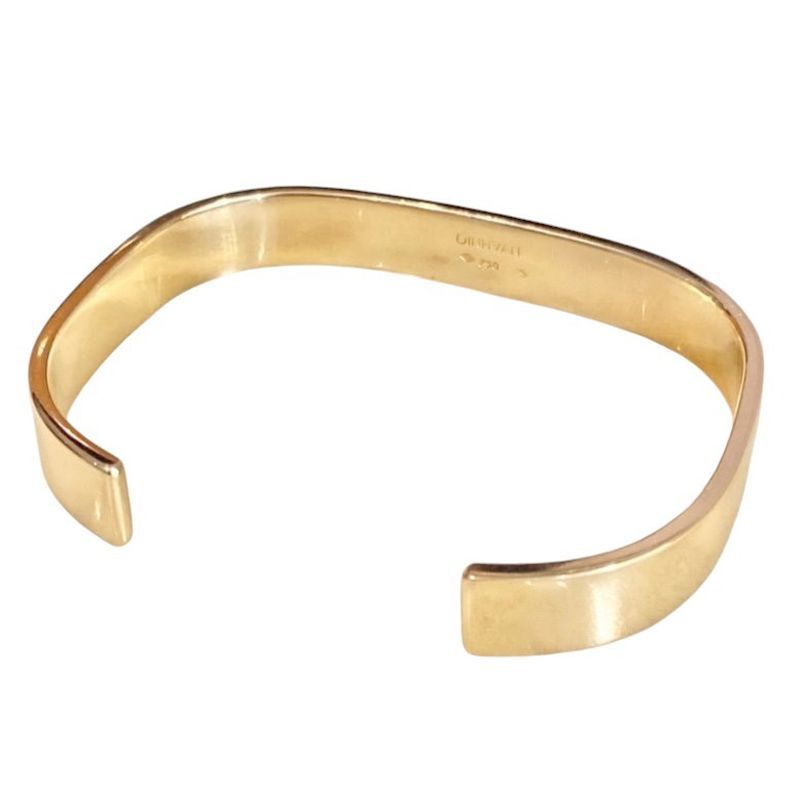DINH VAN Bracelet jonc signé en or jaune 18k