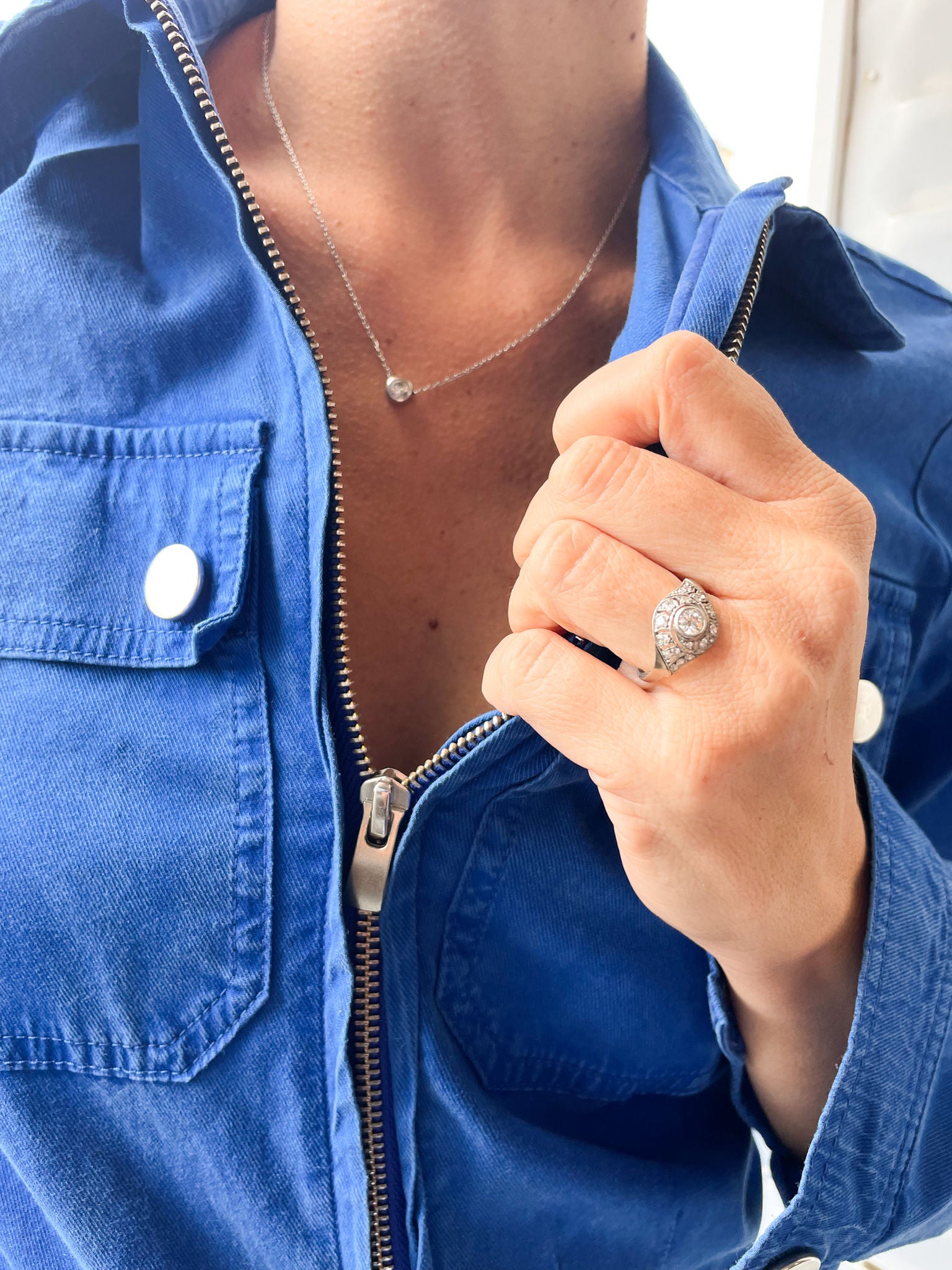 Bague Art Déco Diamants