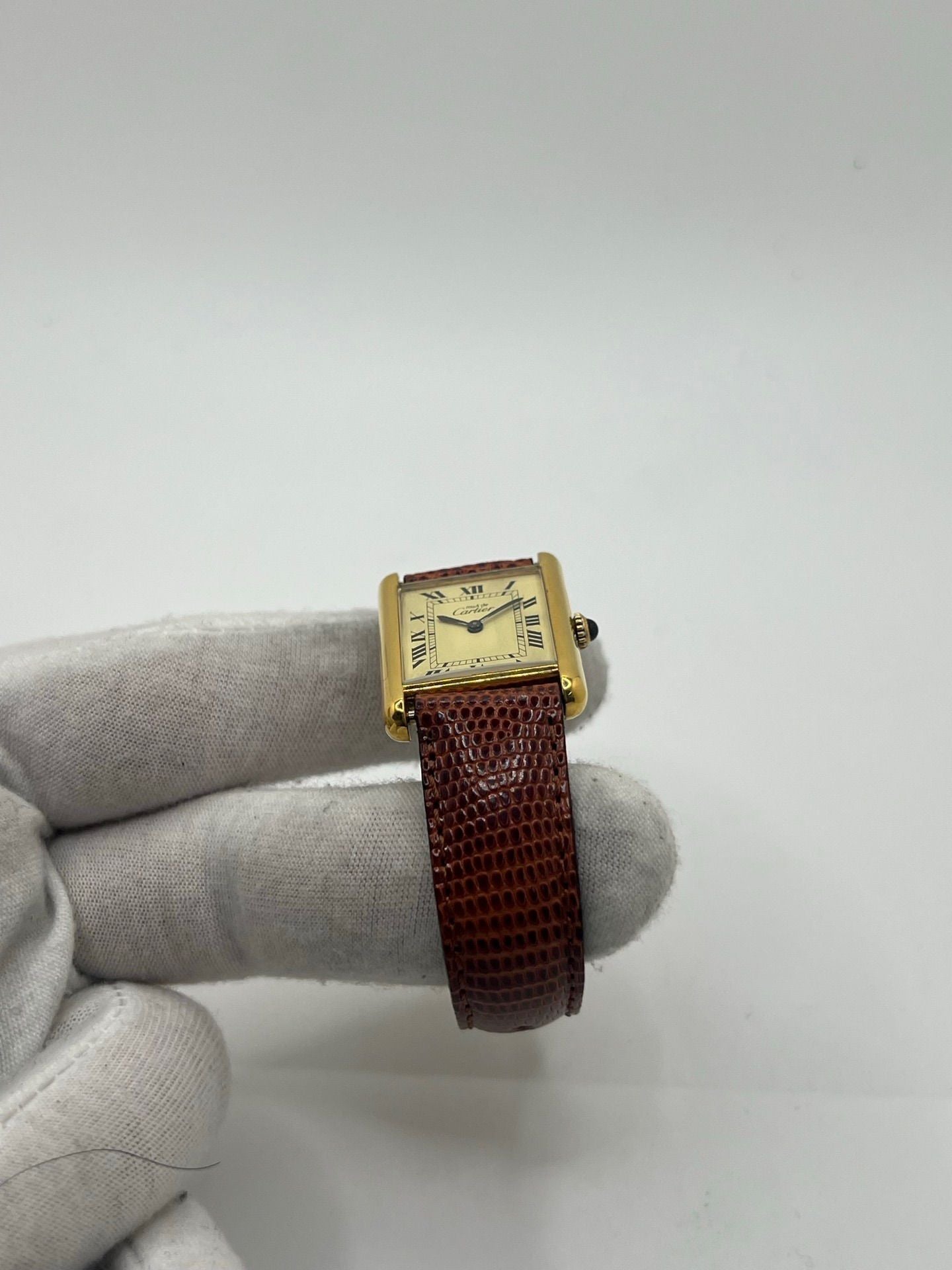 Cartier Tank Must Vermeil Grand modèle