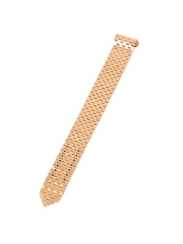 Bracelet ceinture souple en or jaune 18k
