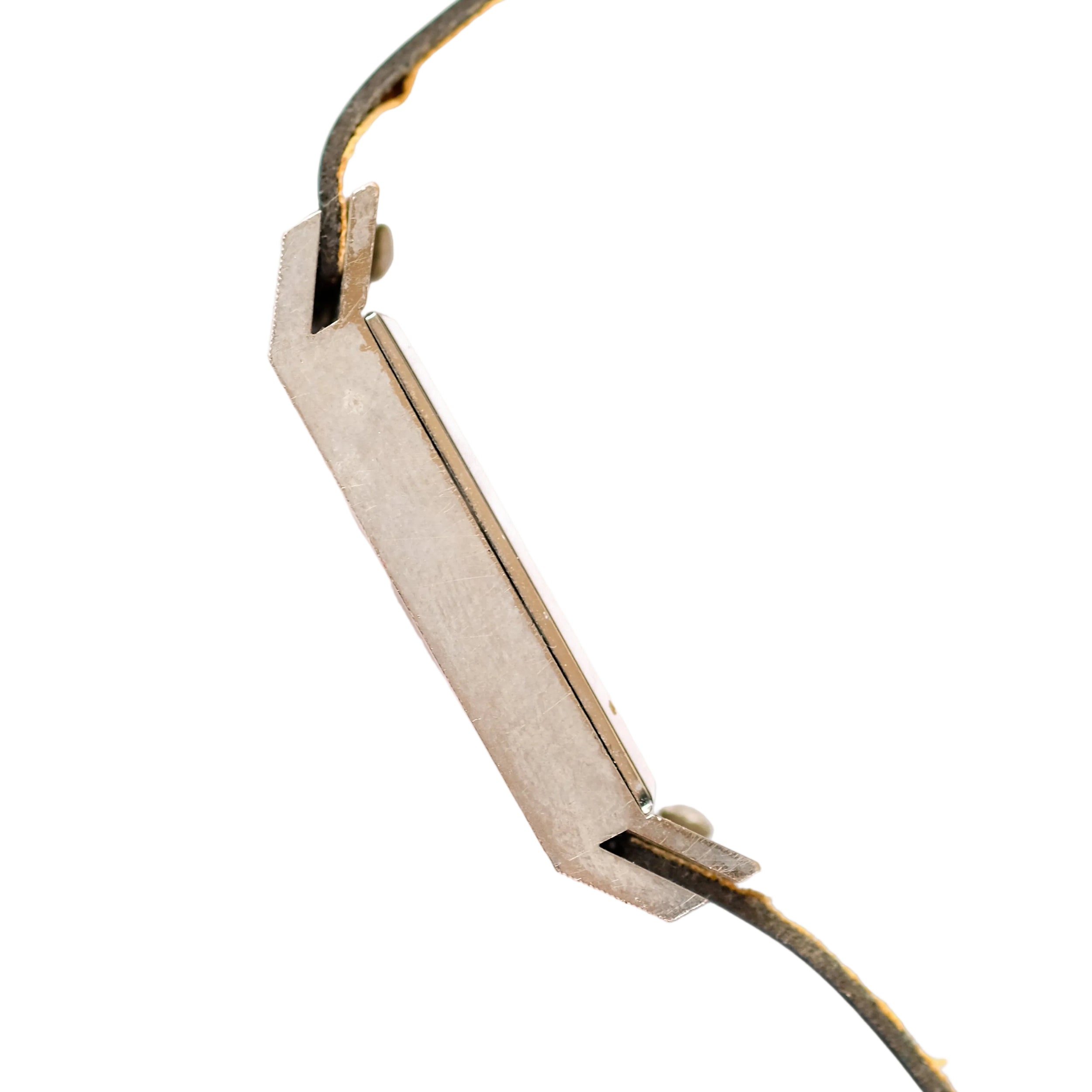 Montre PIERRE CARDIN X JAEGER-LECOULTRE "Espace" en métal et cuir