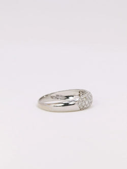 Bague jonc diamants 1 ct