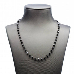 Collier en diamant noir. Deuxième main