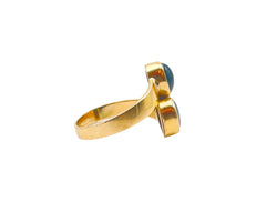 Bague Toi et Moi Saphirs Etoilés