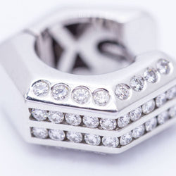 Pendentif HEXAGON en or avec diamants d'occasion