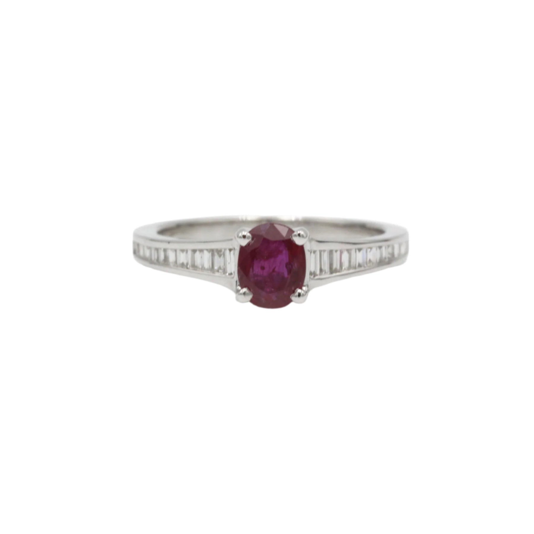 Bague - Or, Diamants & Rubis