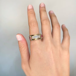 Ring - Gold, Diamonds &amp; Rubies