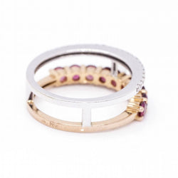 Bague en tourmalines et diamants