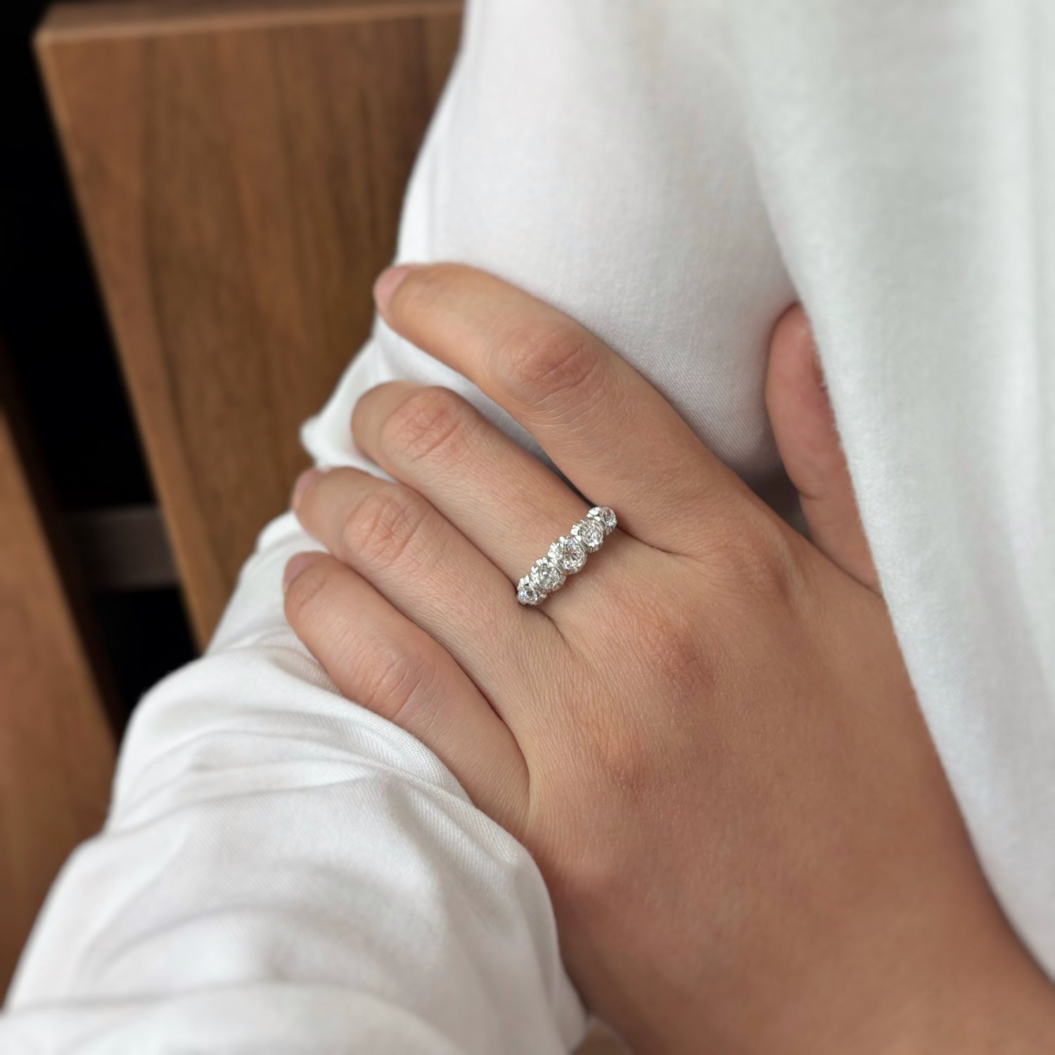 Bague - Platine & Diamants