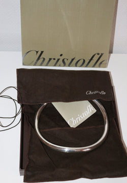 CHRISTOFLE silver torque necklace