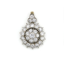 Pendentif - Or, Argent & diamants