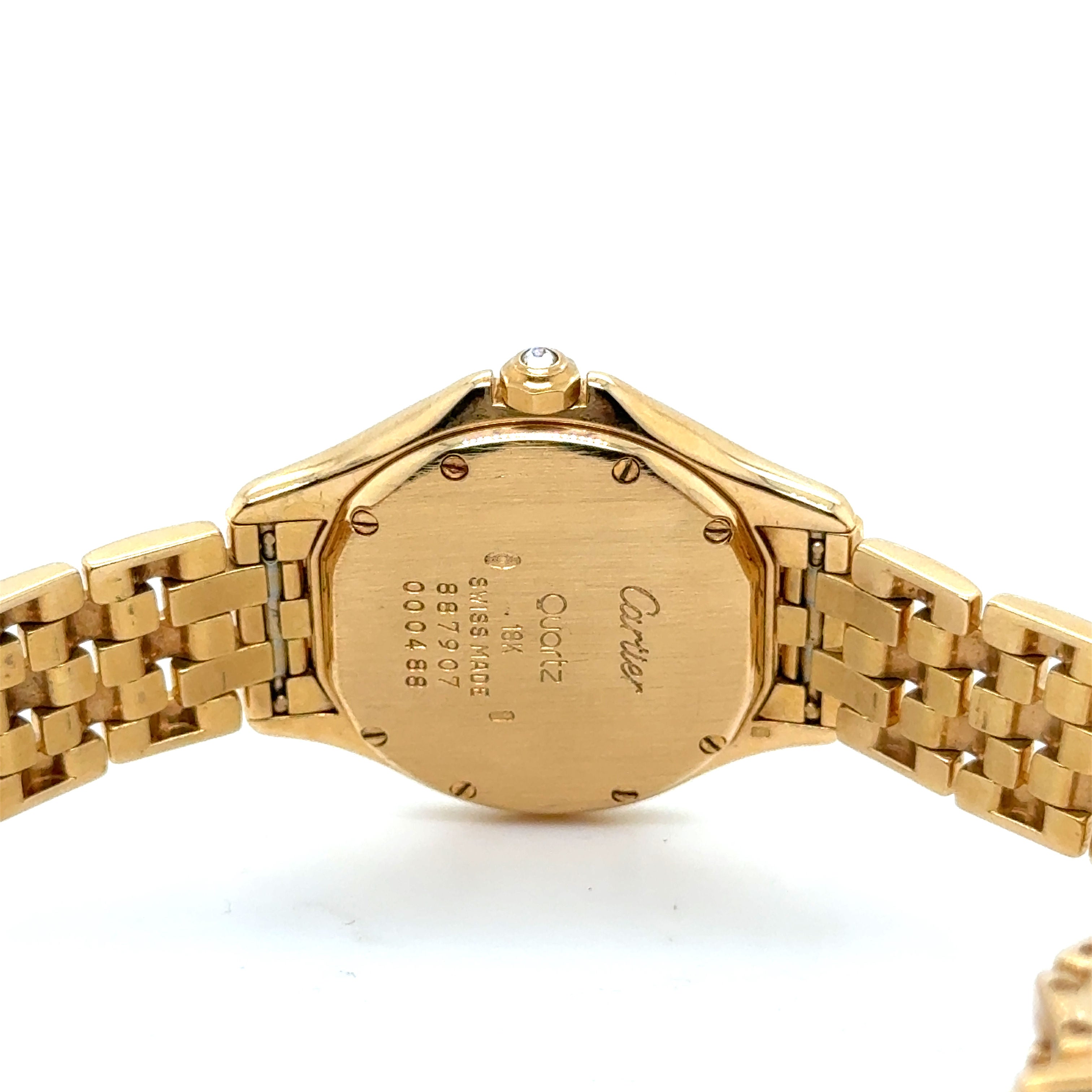 Cartier - Montre « Cougar » - Or Jaune et Diamants