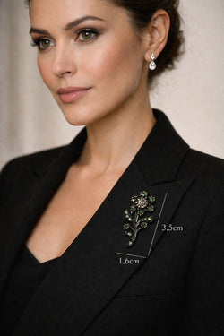 Broche Español Diseño Floral