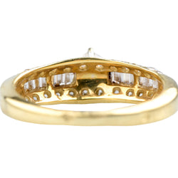 Bague en or jaune et diamants