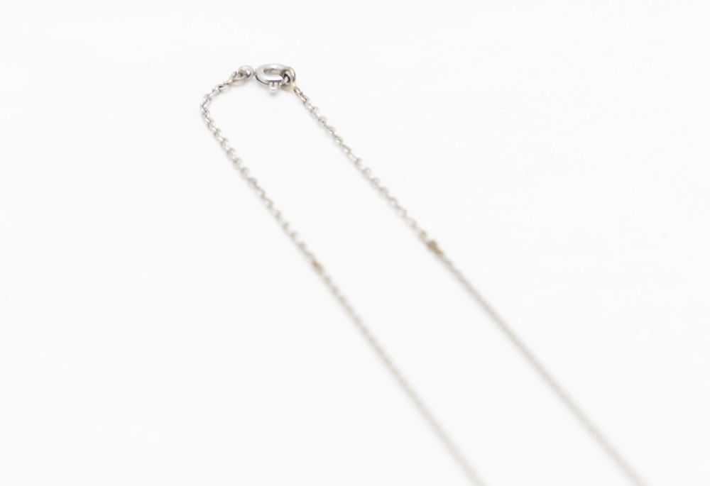 Collier guirlande en or blanc et diamants