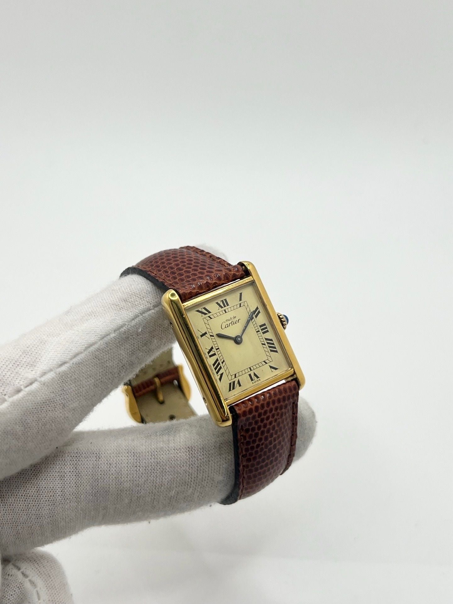 Cartier Tank Must Vermeil Grand modèle