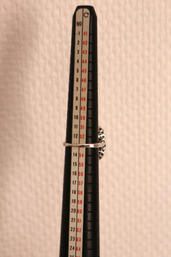 Bague Art Déco Saphir Diamants Platine