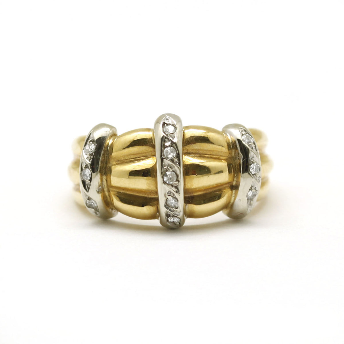 Bague - Or et diamants