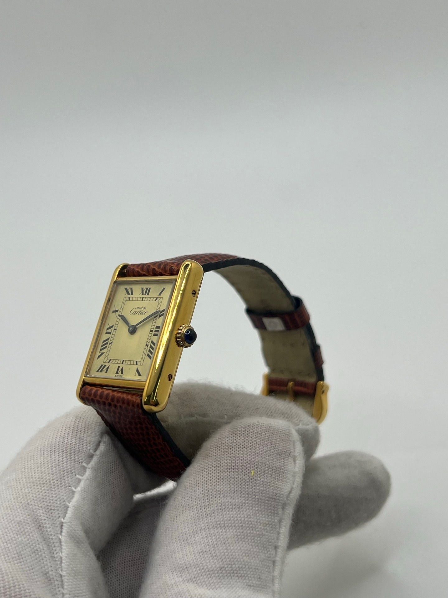Cartier Tank Must Vermeil Grand modèle