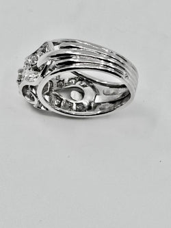 Bague en platine et diamant Epoque 1950