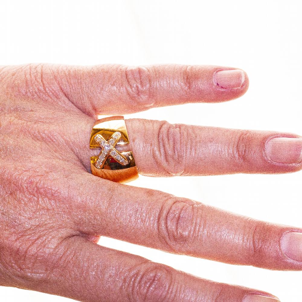 Bague CHAUMET Collection LIENSE CROISE