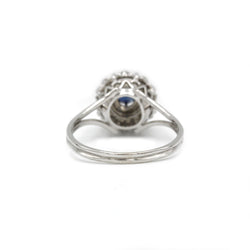 Bague - Or, Diamants & Saphir