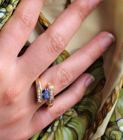 Sri Lanka Ceylon Sapphire Ring