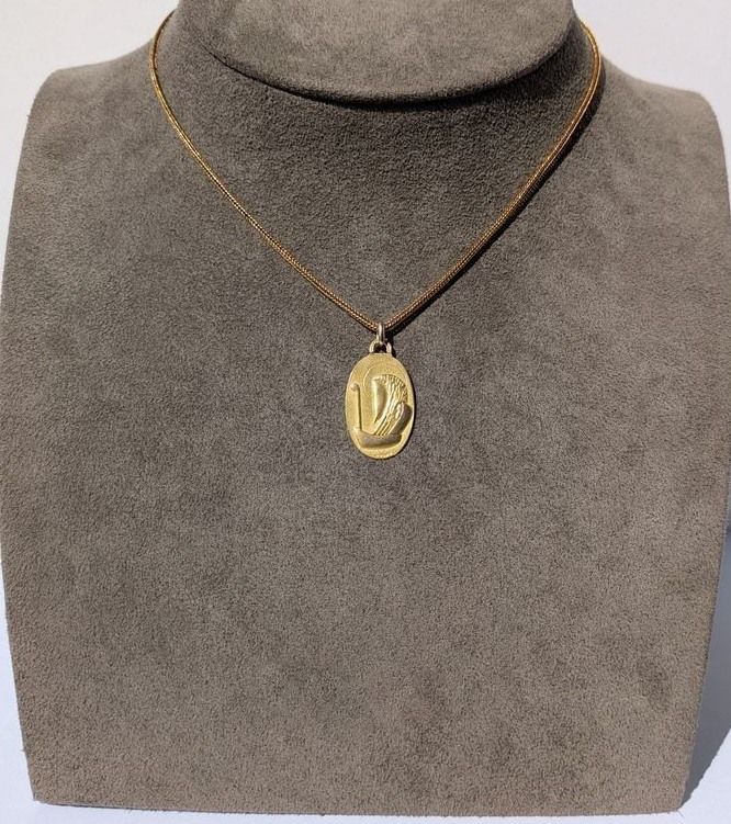 ROURE - Médaille pendentif Saint Christophe années 1940