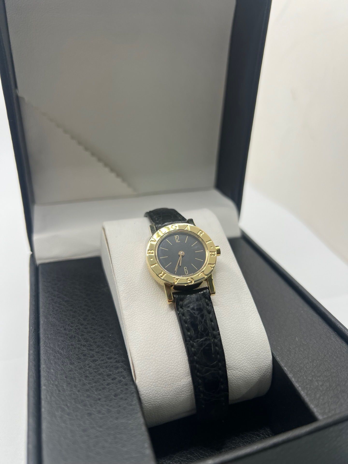 Montre BULGARI Bulgari Lady en or jaune et cuir
