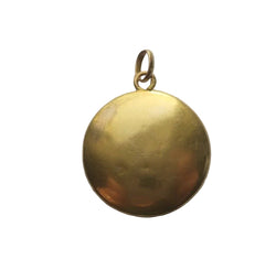 Pendentif ancien Porte-bonheur Houx Or rose