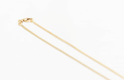 Collier maille cobra en or jaune et blanc et diamant