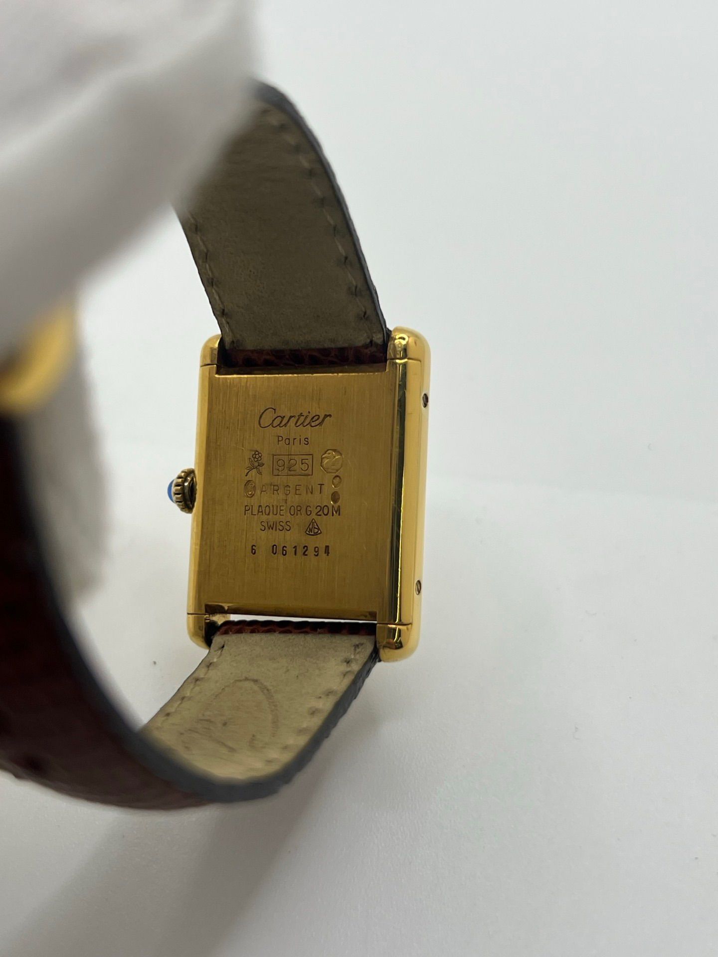 Cartier Tank Must Vermeil Grand modèle