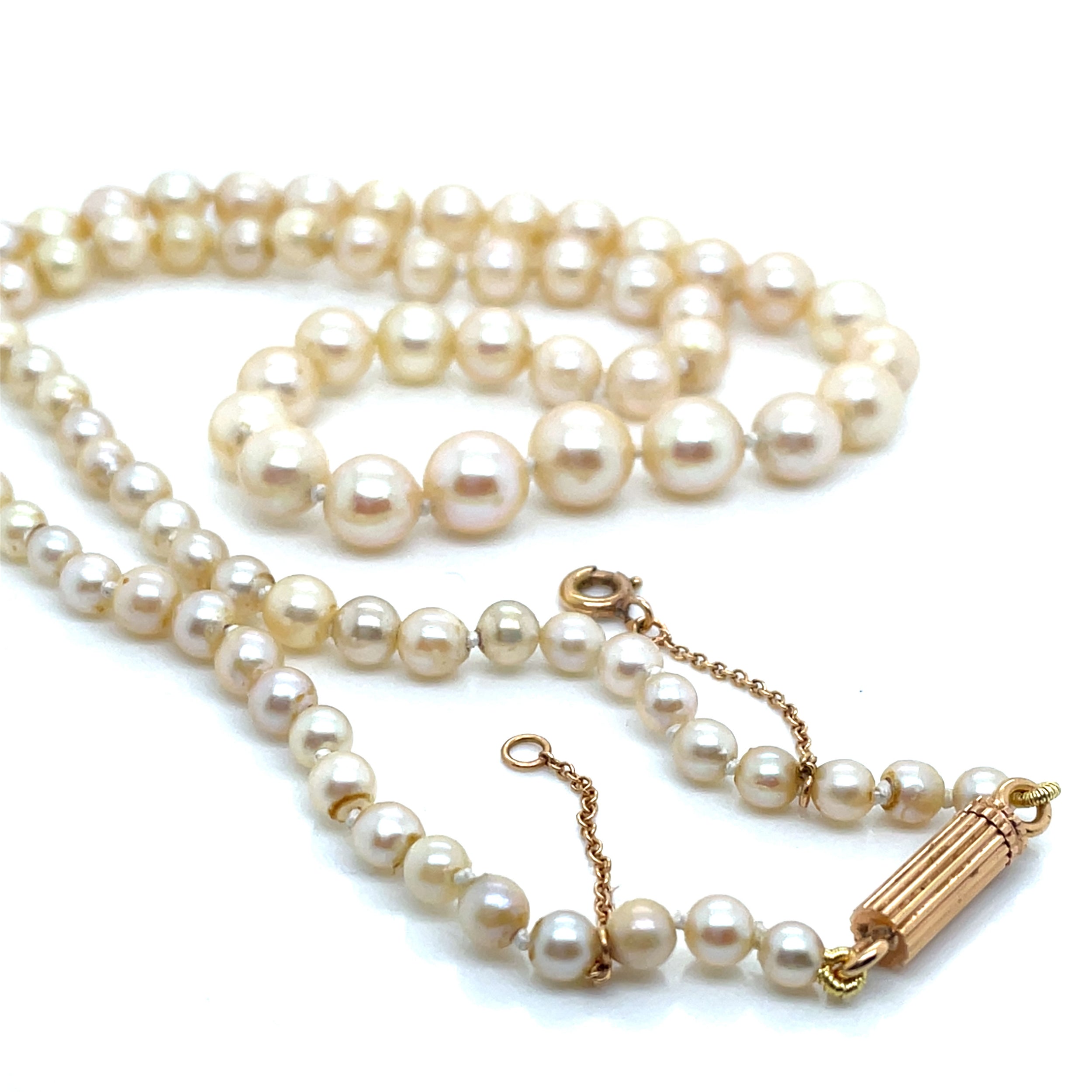 Collier de Perles de Culture Fermoir Or