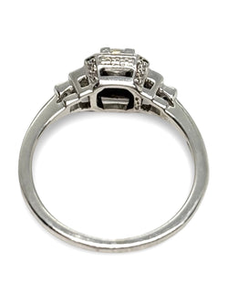 Ring Solitaire MAUBOUSSIN "Un Automne 1930" in white gold and diamonds
