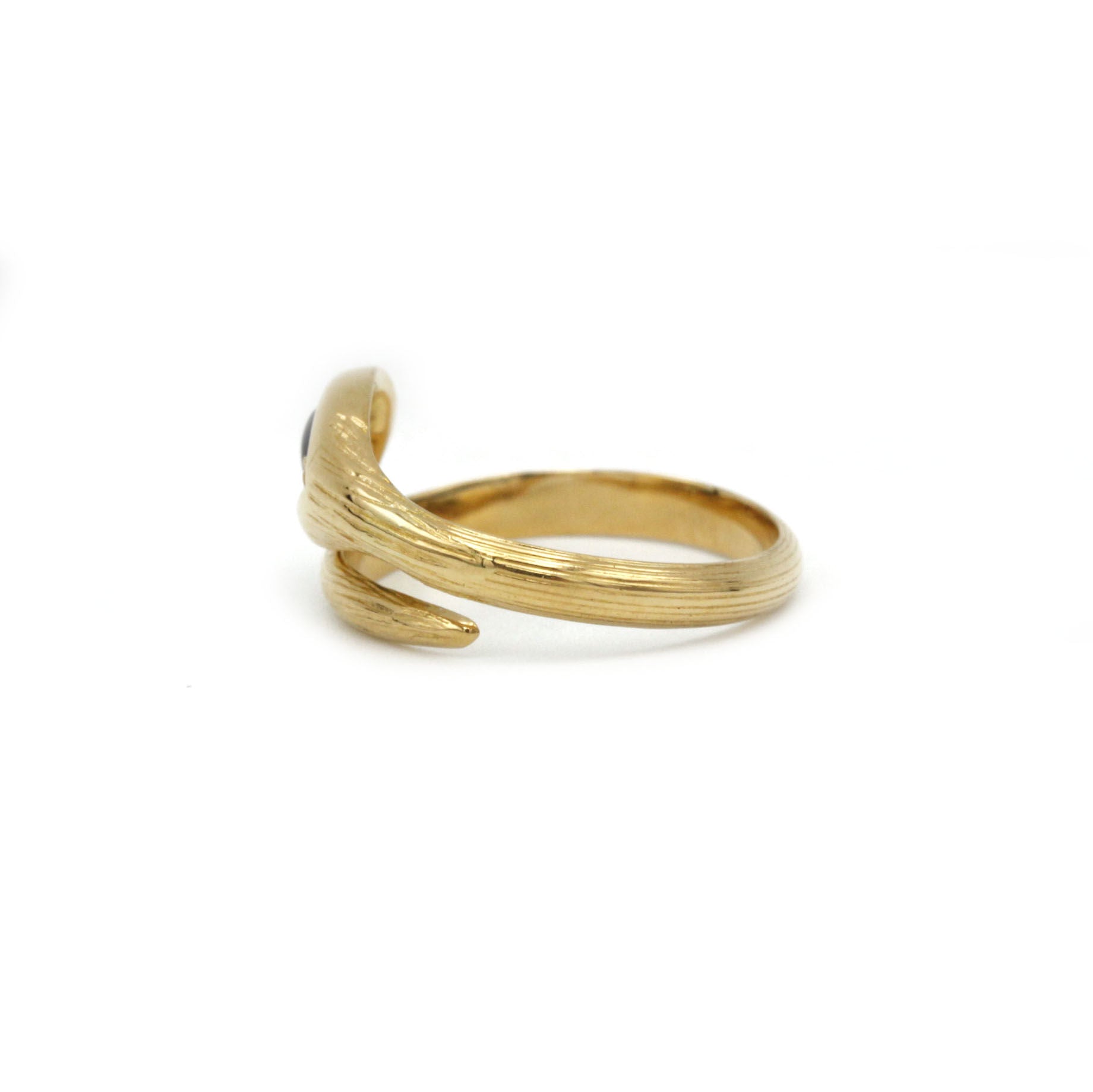 Bague Serpent - Or et Saphir