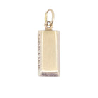 Pendentif CARTIER lingot en or jaune