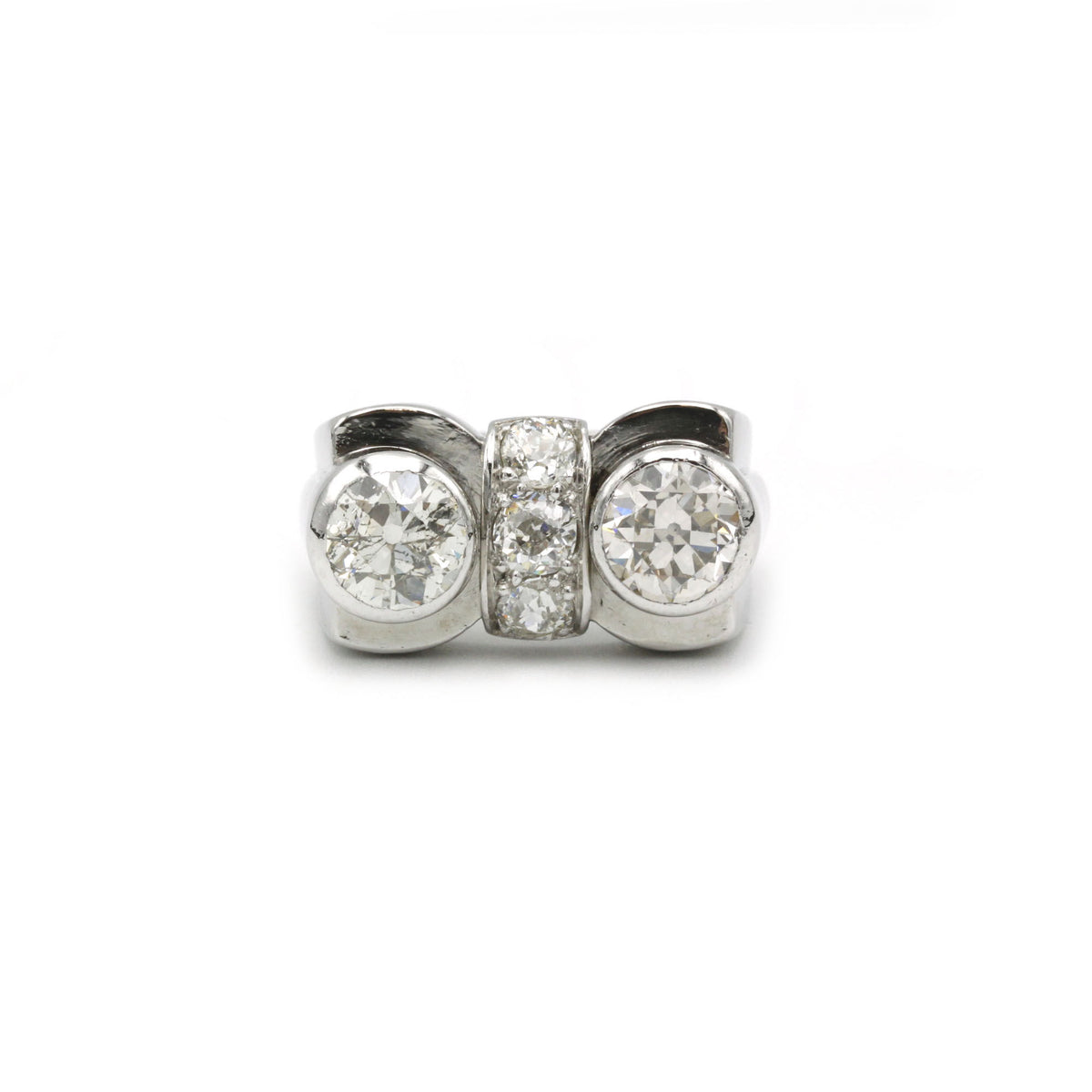 Bague - Platine & diamants