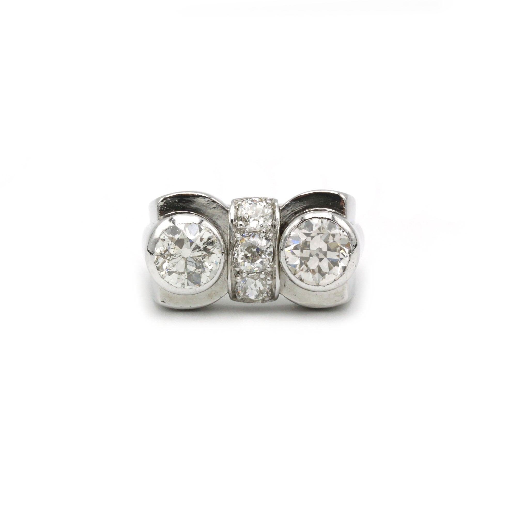 Bague - Platine & diamants