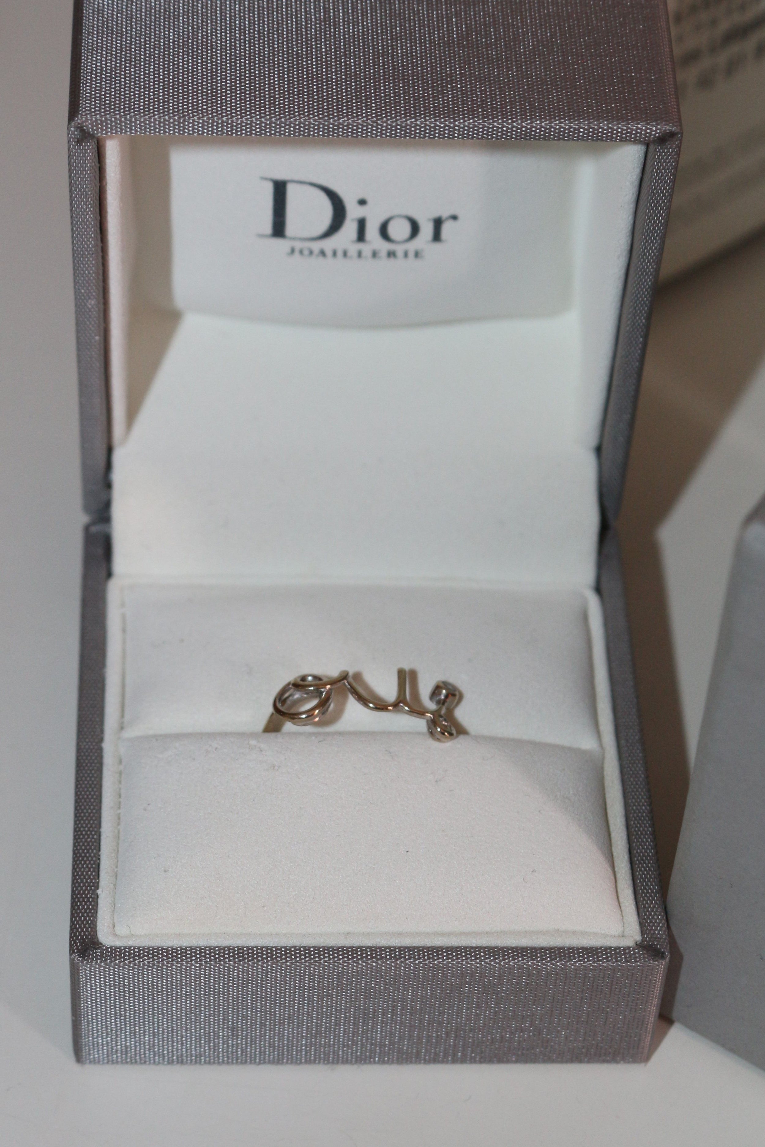 Dior bague OUI Dioramour