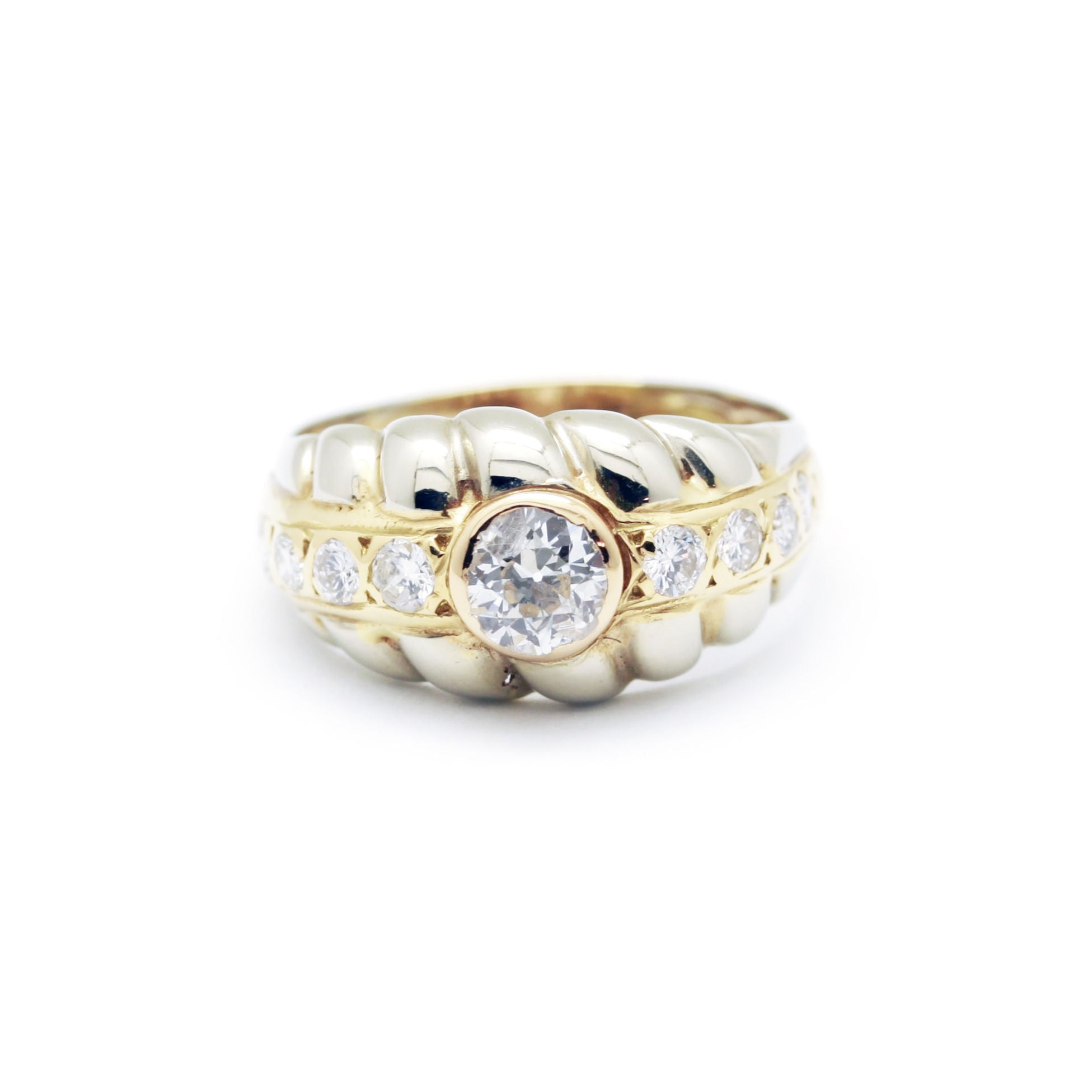 Bague - Or et diamants