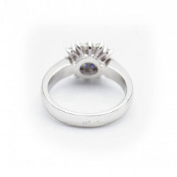 Bague MONACO avec diamants et saphirs d'occasion