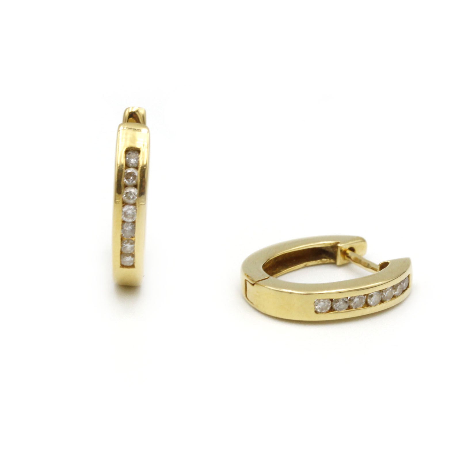 Boucles d'Oreilles - Or & Diamants