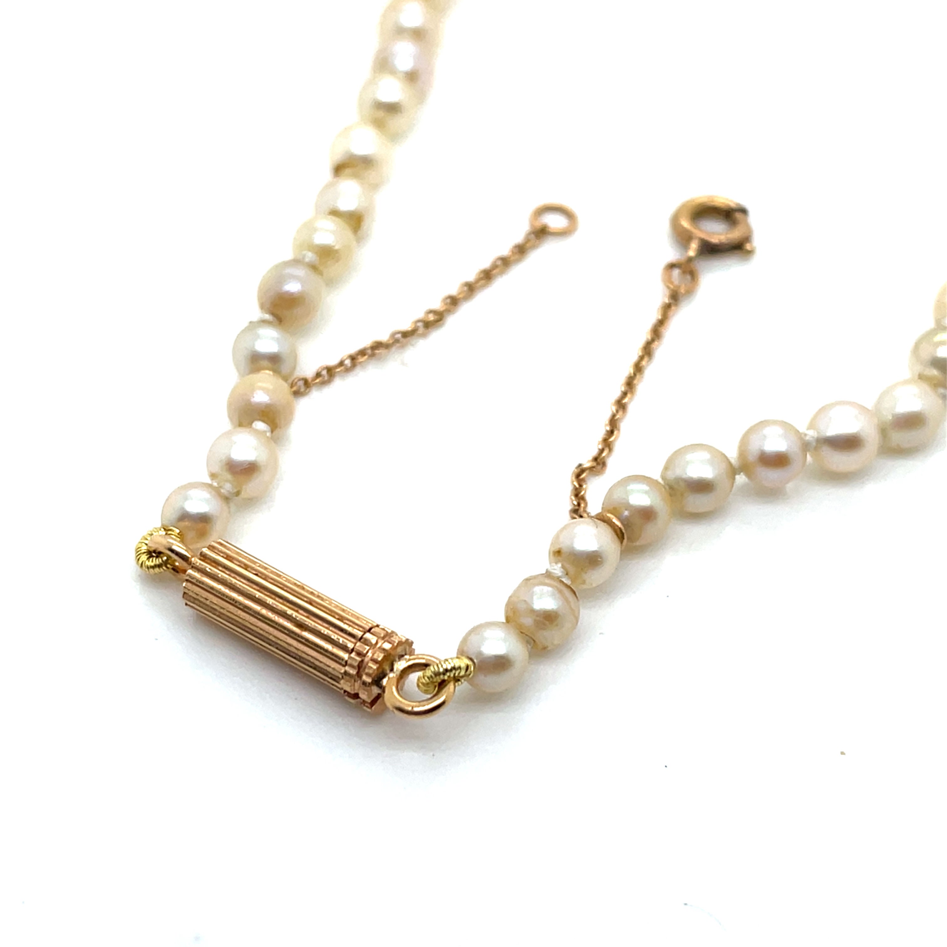 Collier de Perles de Culture Fermoir Or