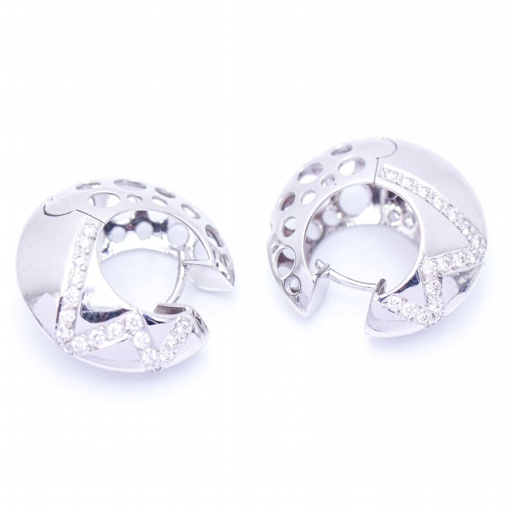 Boucles d'oreilles HARLEK en or avec diamants d'occasion