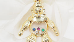 Pendentif Chopard Happy Clown en or jaune et diamants mobiles