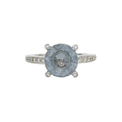 Bague Solitaire CHOPARD Happy So en or blanc et diamants