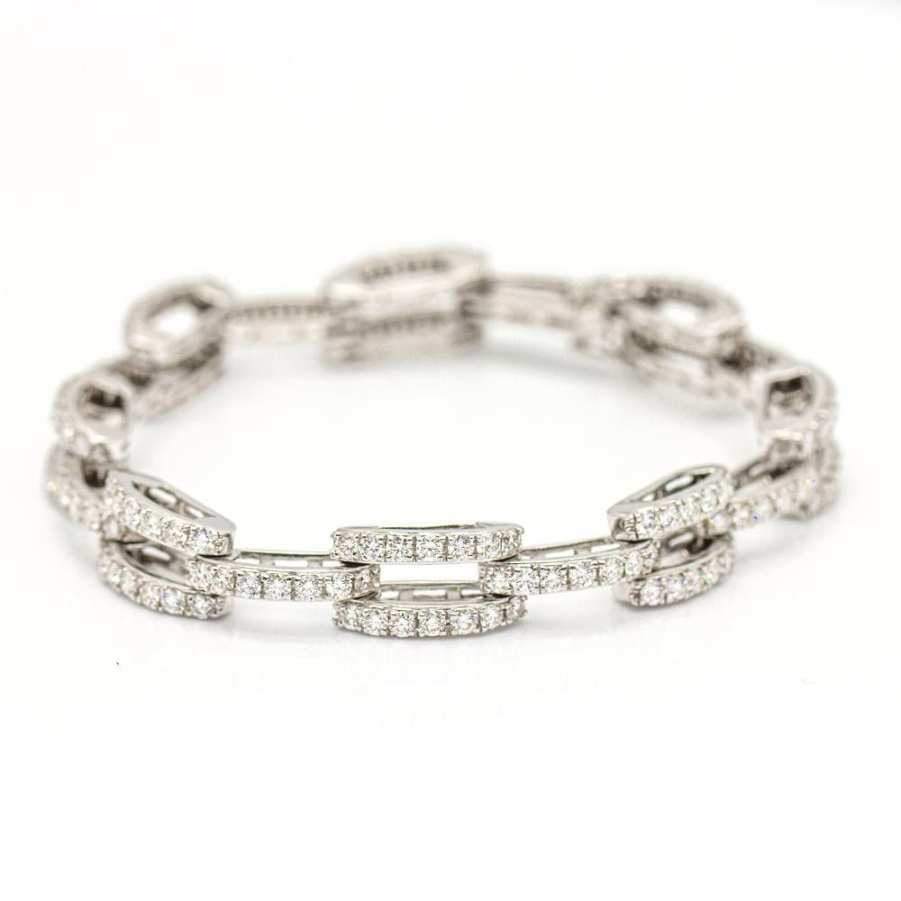 Bracelet CLASS en or et diamants d'occasion