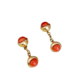CARTIER Paire de boutons de manchettes en or 18k